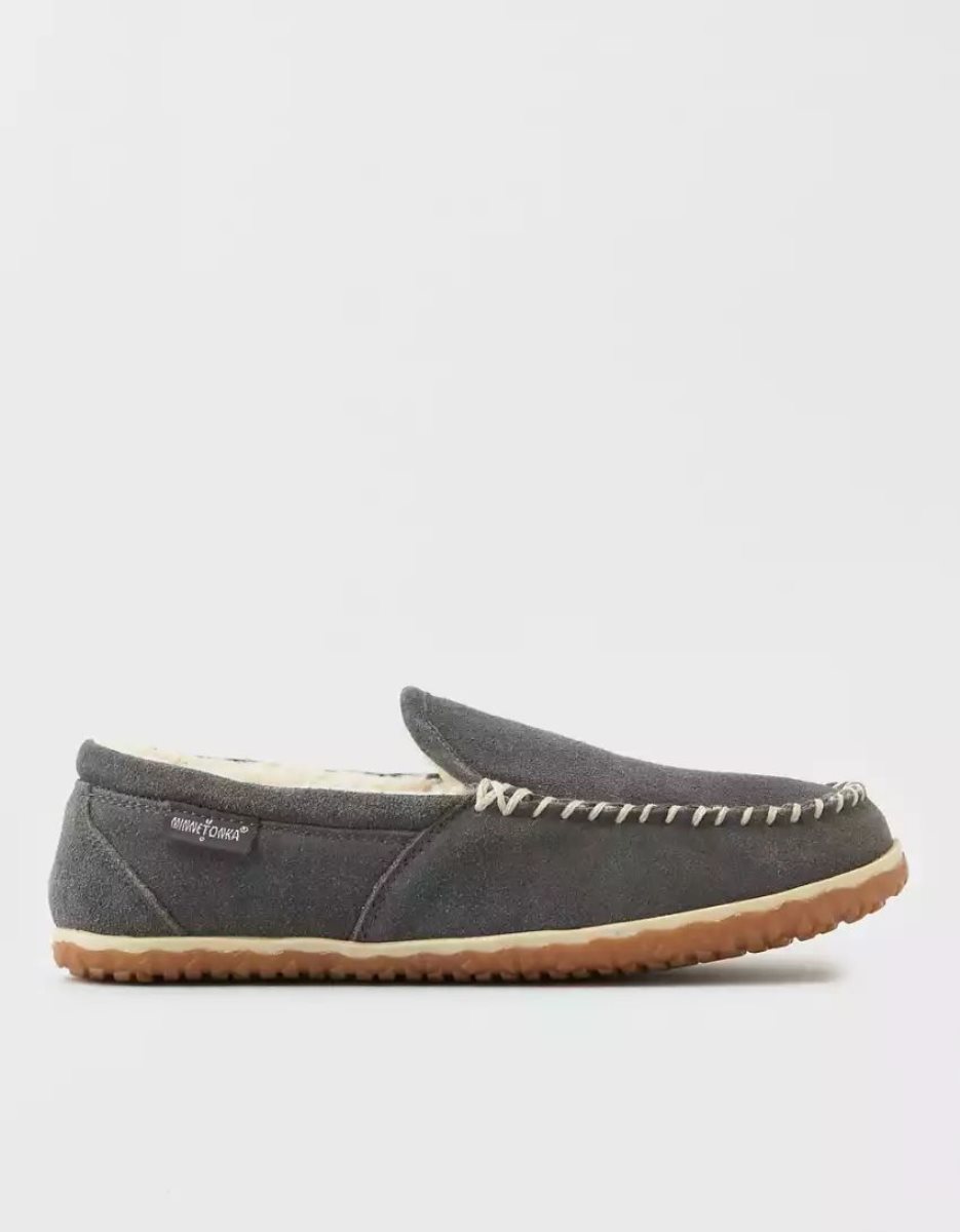 Chaussons American Eagle Tilden Moccasin Grise Homme | WZN-13020560